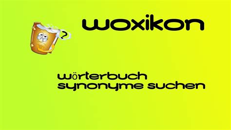 synonym woxikon